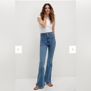 We The Free | Free people Jayde Blue Flare Jeans in sunburst blue size 28